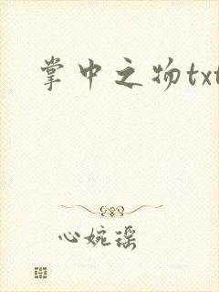 掌中之物txt