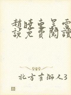 赵晓东吴雪晴小说免费阅读