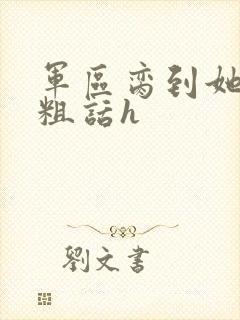 军区脔到她哭h粗话h