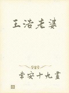 王浩老婆