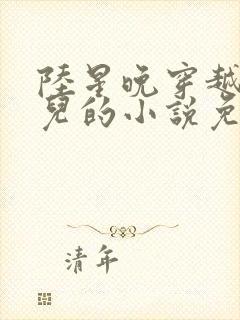 陆星晚穿越成婴儿的小说免费阅读全文
