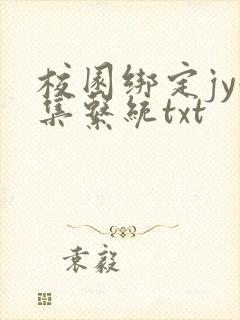 校园绑定jy收集系统txt封面