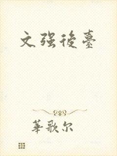 文强后台封面