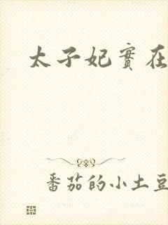 太子妃实在美丽