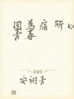 因为痛 所以叫青春