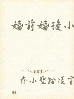 婚前婚后小说