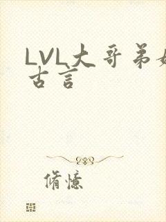LVL大哥弟媳古言