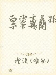 白洁高义孙倩东子笔趣阁