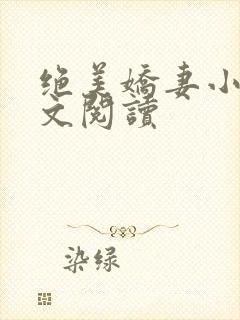绝美娇妻小说全文阅读