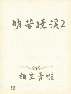 明若晓溪2封面