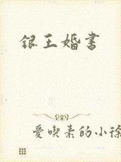 银王婚书封面