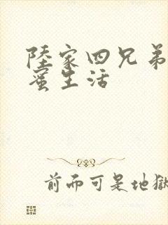 陆家四兄弟的甜蜜生活