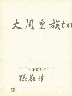 大周皇族txt