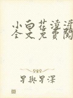 小白花浇灌日常全文免费阅读封面