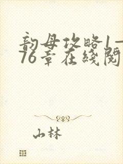 韵母攻略1—176章在线阅读封面