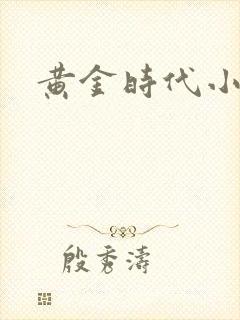 黄金时代小说