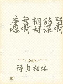 唐舞桐的堕落H嗯啊好深啊