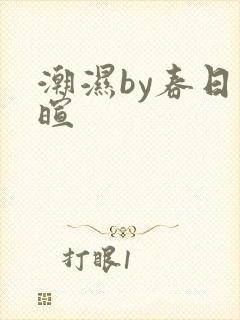 潮湿by春日负暄封面
