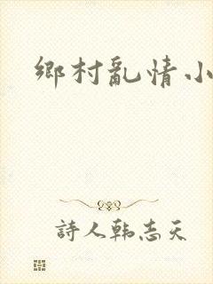 乡村乱情小说封面