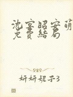 沈宴昭安萌全文免费结局