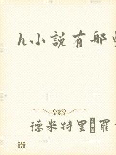 h小说有哪些