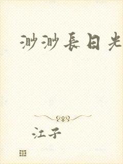 渺渺长日光阴封面