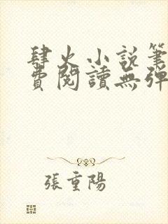 肆火小说笔趣免费阅读无弹窗封面