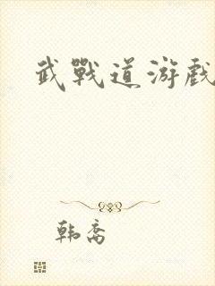武战道游戏