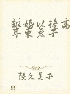 离婚以后高干 耳东兔子