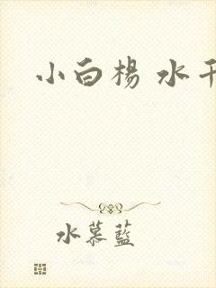 小白杨 水千丞