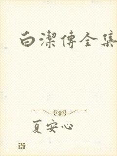 白洁传全集封面