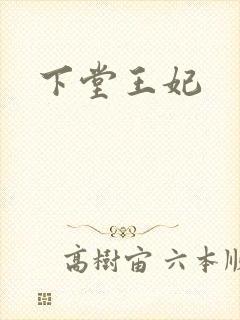 下堂王妃封面