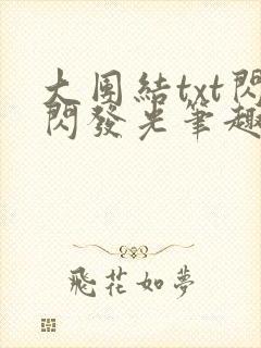 大团结txt闪闪发光笔趣阁