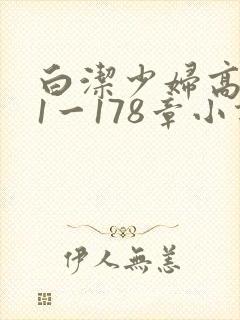 白洁少妇高义第1一178章小说
