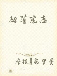 结荡寇志封面