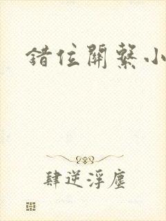 错位关系小说封面