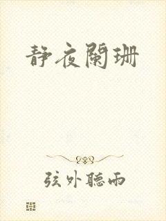 静夜阑珊