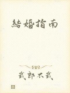 结婚指南封面