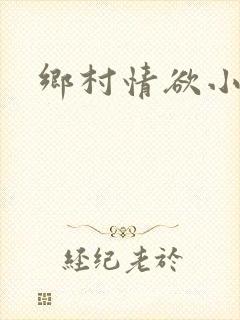 乡村情欲小说