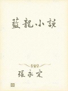蓝龙小说封面