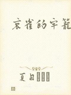 哀雀的牢笼