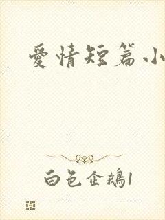 爱情短篇小说