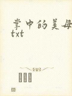 掌中的美母版主txt