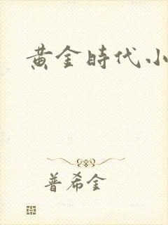 黄金时代小说