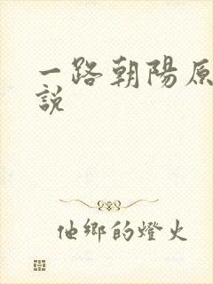 一路朝阳原著小说
