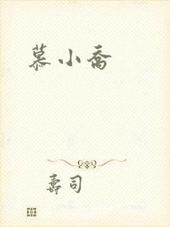 慕小乔封面