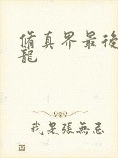 修真界最后一条龙