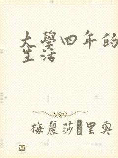 大学四年的贱奴生活封面