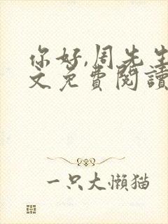 你好,周先生全文免费阅读小说