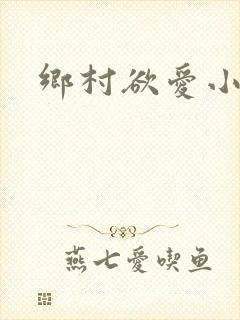 乡村欲爱小说